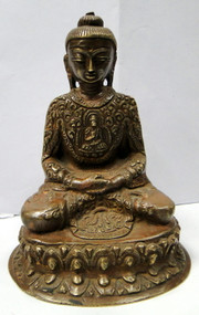 vintage old Lord Buddha statue