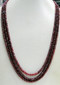 Ruby Strands 225 cts Ruby gemstone beads necklace-11544