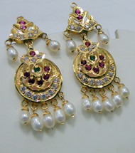 20 K gold Earrings dangles jewelry -11555