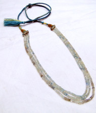 Aquamarine Necklace,  loose bead gemstone strands  210  CTS jewelry  -11633