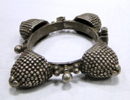 silver bangle cuff ethnic tribal old silver spike bracelet belly dance jewelry -11757