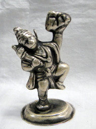 Hanuman statue Vintage 925 silver lord Hanuman -11776