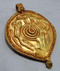 Gold pendant necklace vintage ethnic tribal naga snake pendant jewelry 11896