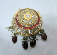 Vintage 22K Gold Diamond Pendant Old Indian Jewelry jewellery