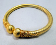 Gold Bangle 22K Gold cuff bracelet fine handmade jewelry traditional India wedding jewellery