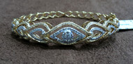 Diamond Bangle 18K solid gold cuff bracelet fine Jewelry  494-162