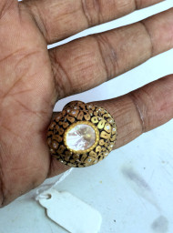 Vintage 18K Gold Diamond ring Fine handmade jewelry 494-229