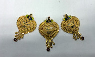 22K Gold Pendant charm beads fine handmade jewelry -494-264
