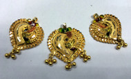 22K Gold Pendant charm beads fine handmade jewelry -494-268