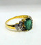 18K Gold Emerald Diamond Engagement Ring 27