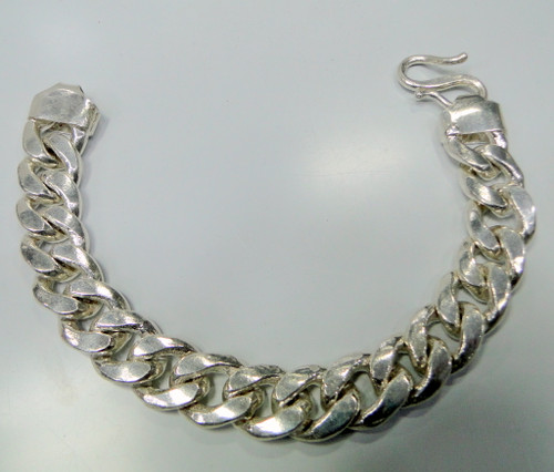 925 Sterling Silver mens chain Bracelet fine Jewelry