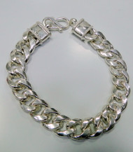 925 Sterling Silver mens chain Bracelet fine Jewellery