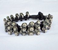 Ethnic Tribal Old Silver Beads Bracelet From Rajasthan India 13129