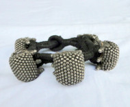 Ethnic Tribal Old Silver Beads Bracelet From Rajasthan India 13134