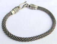 Vintage 925 Sterling Silver Chain bracelet Fine Jewelry 13185