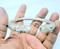 Ethnic Tribal Old Real SIlver Makara Head solid Bangle Bracelet From Rajasthan