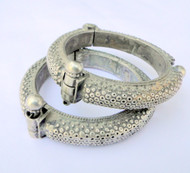 Old Rajasthan silver bangle from India, indian jewelry, ethnic bracelet, tribal bracelet, rajasthan jewelry, ethnic and tribal