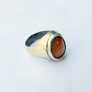 Copy of Vintage Sterling Silver Carnelian Gemstone Ring, from Rajasthan, India, jewellery from Rajasthan, indian ring,ethnic ring 13619
