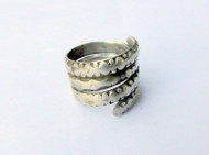 Vintage Sterling Silver Coil Ring, from Rajasthan, India, jewellery from Rajasthan, indian ring, ethnic ring 13626