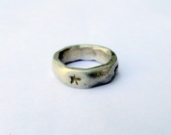 Vintage Sterling Silver Engraved Design Ring, from Rajasthan, India, jewellery from Rajasthan, indian ring, ethnic ring 