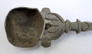 VINTAGE ANTIQUE OLD SILVER SPOON  GIFT COLLECTIBLE INDIA 3396