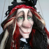 Handmade Marionette - Witch Justyna
