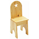 Little Colorado Kids Chair - Solid Back with Optional Star Cutout