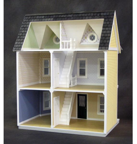 Holly Hobbie's® Wallpaper Unfinished Dollhouse Kit Accessory - Endeavour  Toys