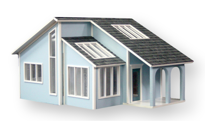 contemporary dollhouse kits