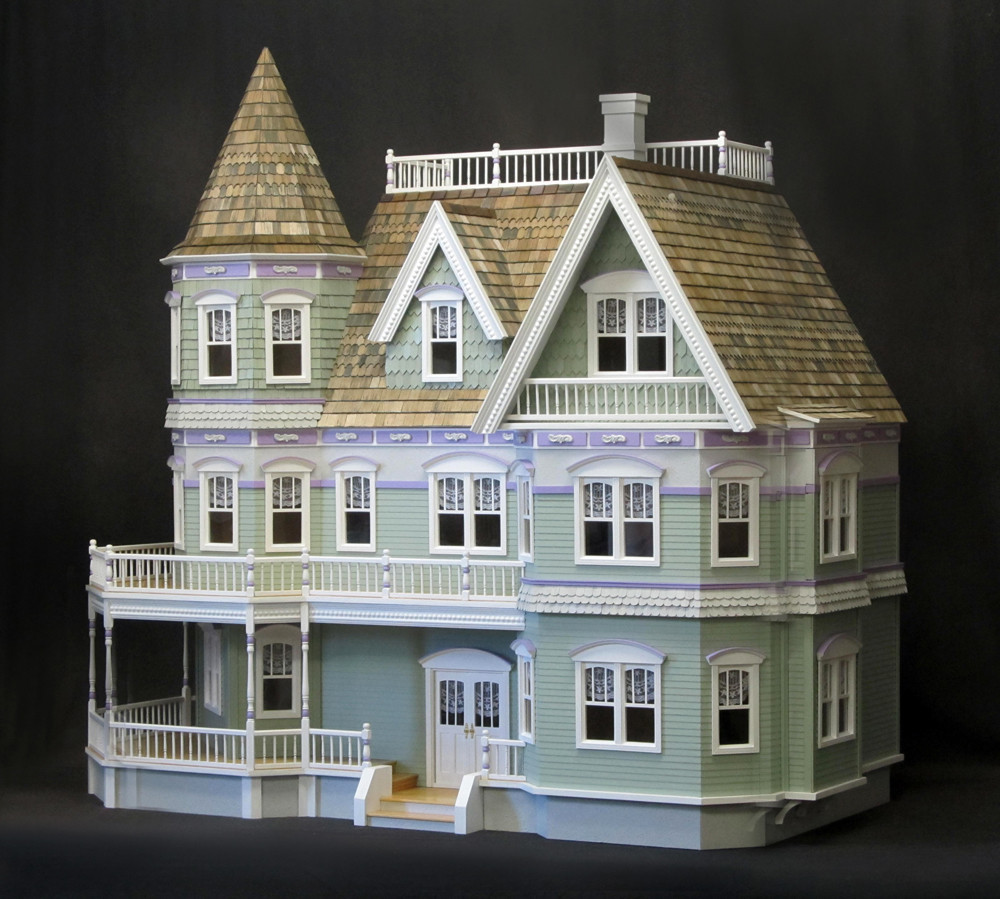 queen anne dollhouse kit
