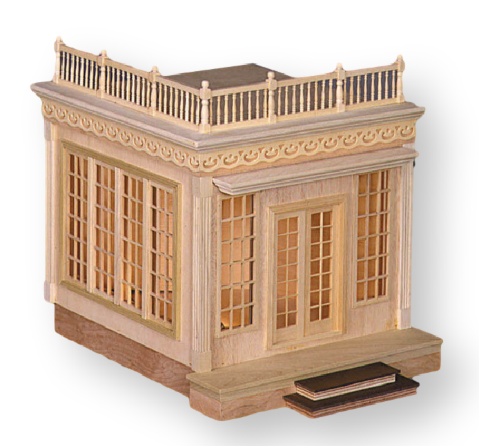 Montclair Conservatory Unfinished Dollhouse Kit Endeavour Toys
