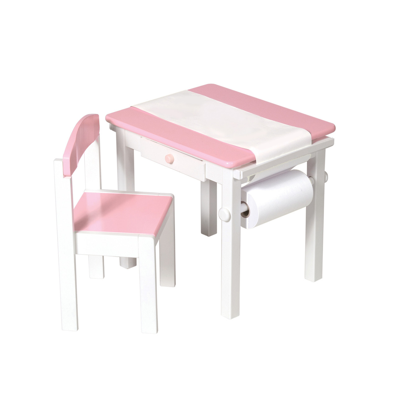 Guidecraft Art Table Chair Set Pink Endeavour Toys