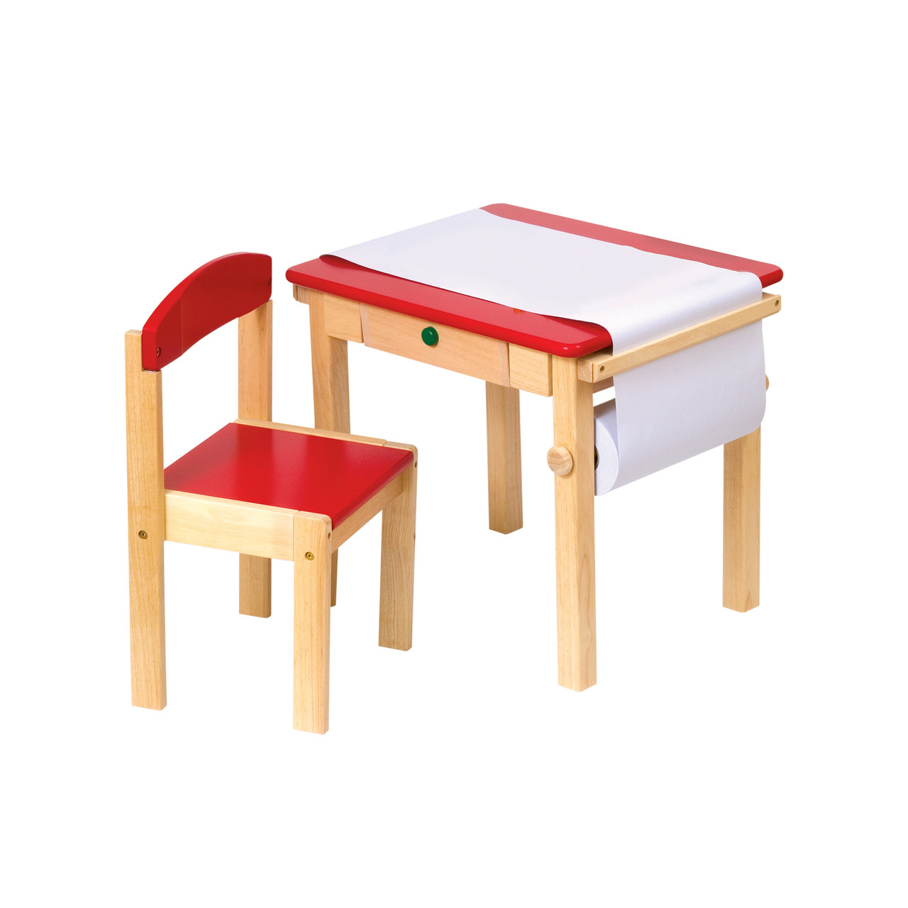 Guidecraft Art Table Chair Set Red Endeavour Toys