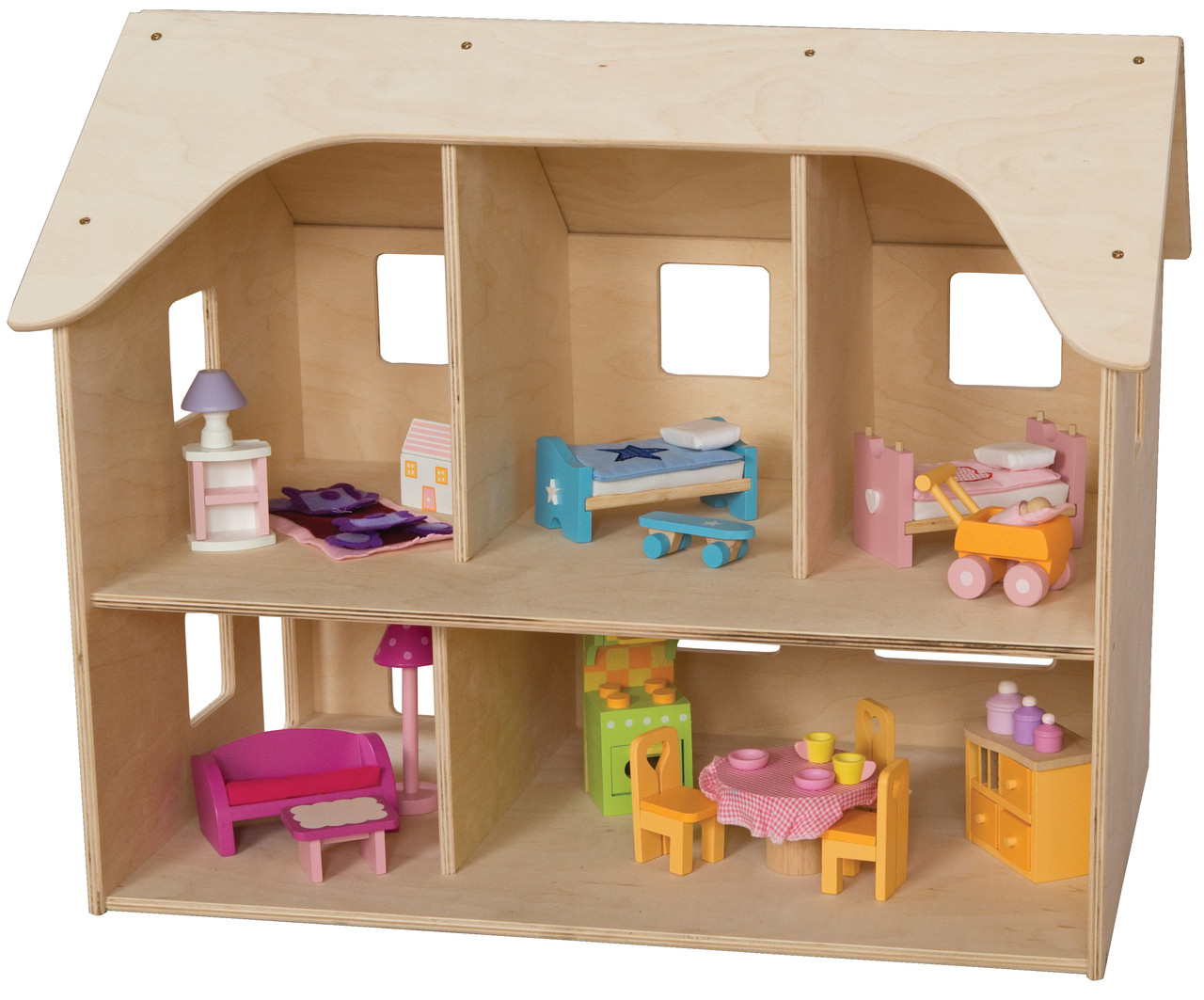 doll house made of wood