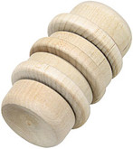 Natural Disk Rattle, Unfinished, By Maple Landmark