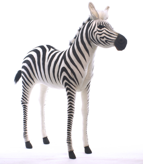 giant plush zebra