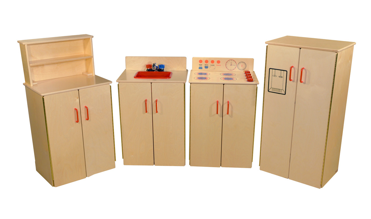 School Age Play Kitchen, Set of Four Appliances Endeavour Toys