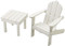 Little Colorado Child's Adirondack Chair and End Table - White