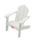 Little Colorado Child's Adirondack Chair - Painted White with Red Personalization