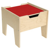 2-N-1 Activity Table with LEGO™ Compatible Top - Red