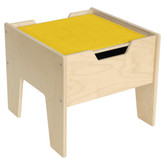 2-N-1 Activity Table with LEGO™ Compatible Top - Yellow