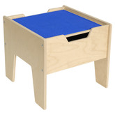 2-N-1 Activity Table with LEGO™ Compatible Top - Blue