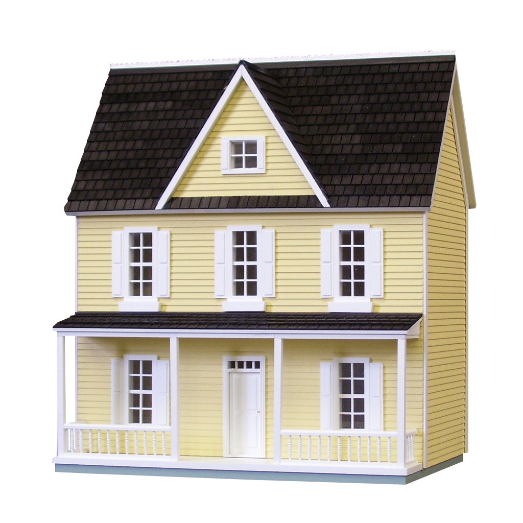 1/2 Scale Farmhouse Unfinished Dollhouse Kit Endeavour Toys