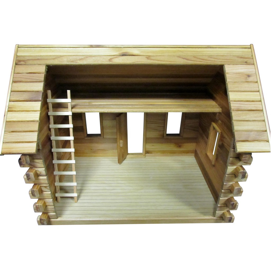 Lakeside Retreat Log Cabin Dollhouse Kit Endeavour Toys