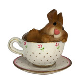 Wee Forest Folk Miniatures - Cuppa Cottontail (B-28)