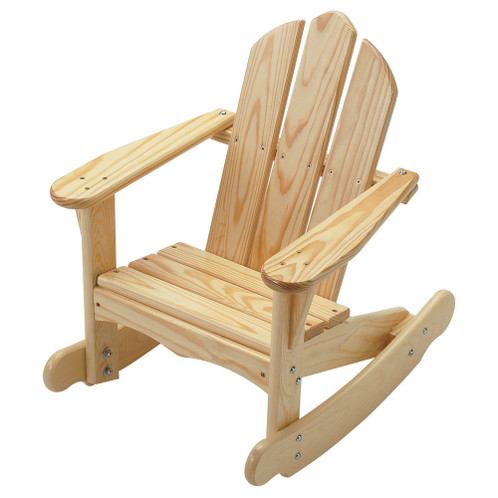 Little Colorado Child's Adirondack Rocking Chair - Unfinished