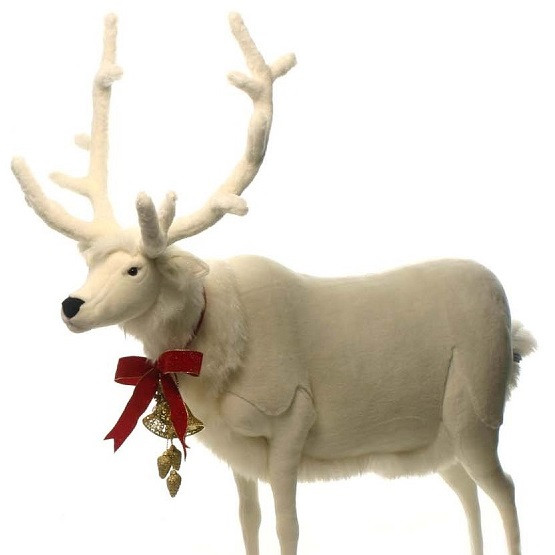 Hansa White Reindeer, Ex Large 60'' - Endeavour Toys