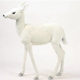Hansa White Reindeer Baby, 29'' (5925)