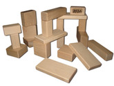 Beka Wooden Blocks - 20 Piece Toddler Set 