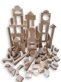 Beka Wooden Blocks - 120 Piece Special Shapes Collection